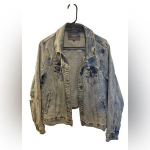 TORRID distressed jean jacket